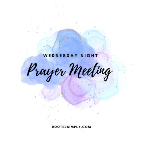 Wednesday Night Prayer Meeting: Space